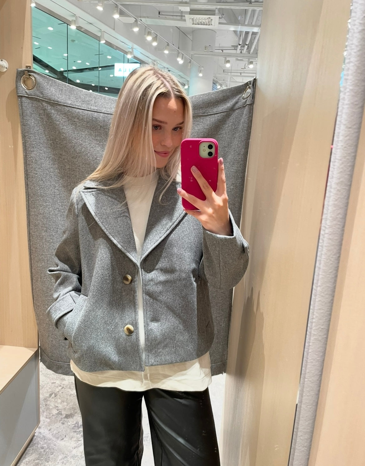 VISOLO Jacket - Medium Grey Melange